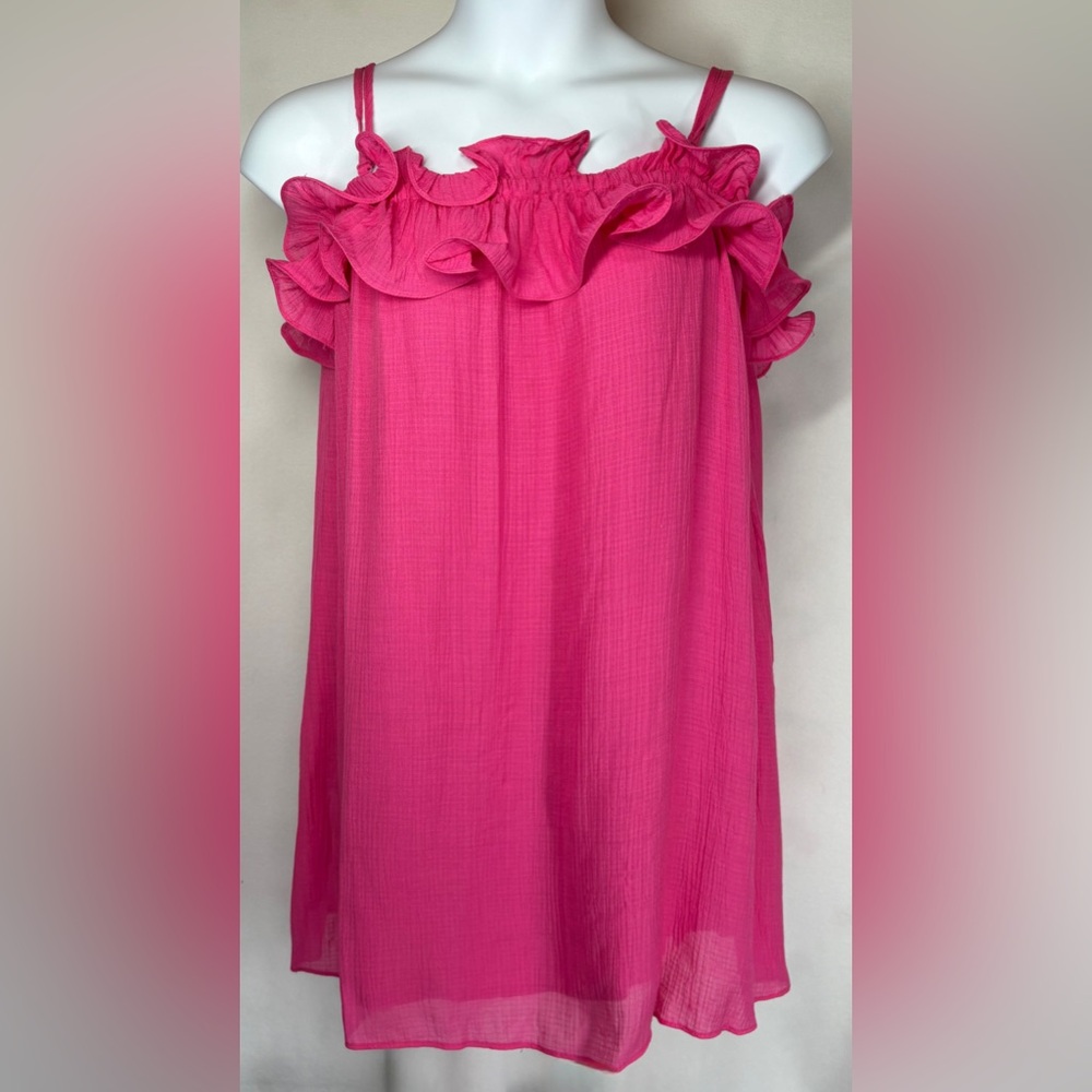 Hot Pink Y2K Summer Babydoll Feminine Kentucky Derby Dress